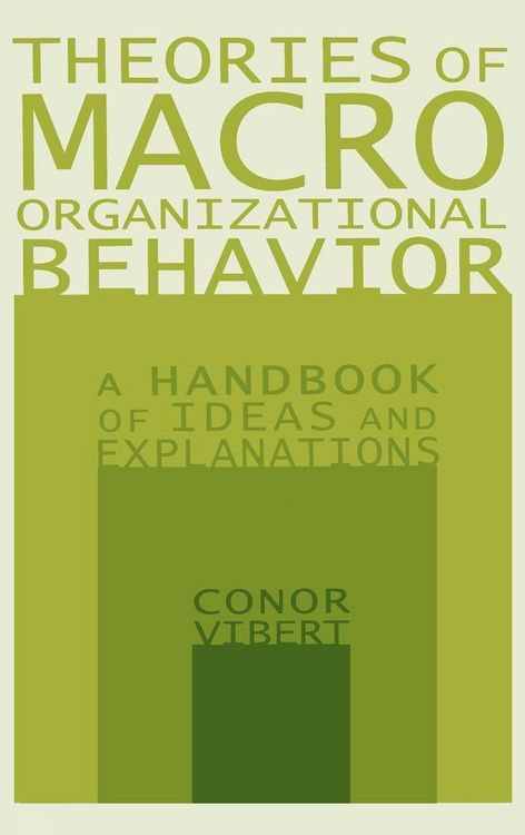 Produktbild: Theories of Macro-Organizational Behavior