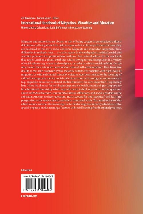 Produktbild: International Handbook of Migration, Minorities and Education