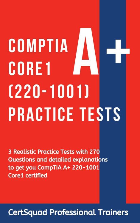 Produktbild: CompTIA A+ Core1 (220-1001) Practice Tests