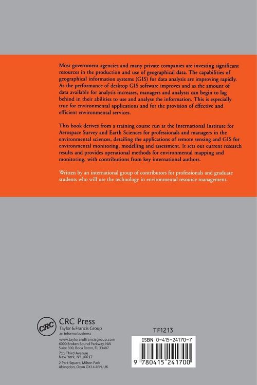Produktbild: Environmental Modelling with GIS and Remote Sensing