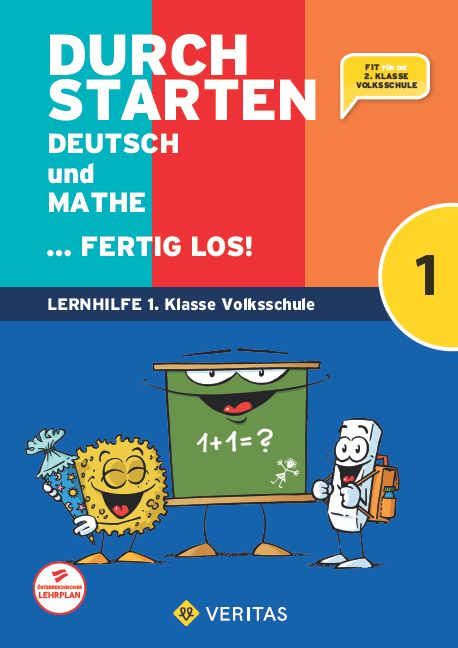 Produktbild: Durchstarten. Deutsch und Mathe... fertig los! 1. Klasse Volksschule