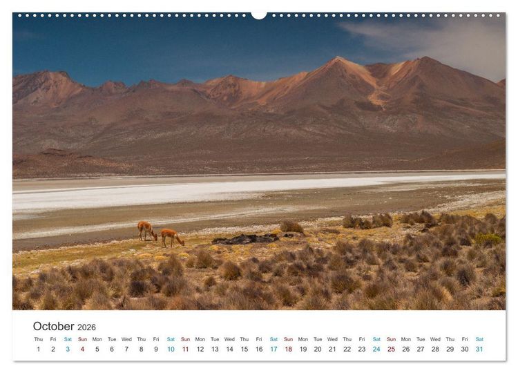 Produktbild: Mysterious Peru (Wall Calendar 2026 DIN A2 landscape), CALVENDO 12 Month Wall Calendar