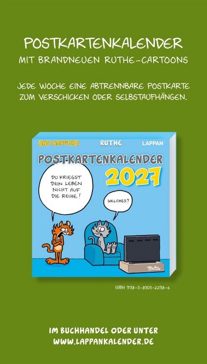 Produktbild: Shit happens Daily! - Tagesabrei&szlig;kalender 2027