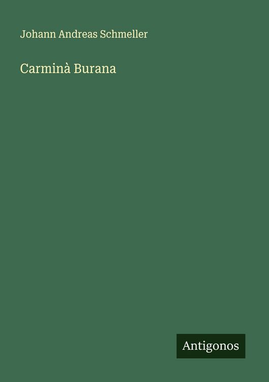 Produktbild: Carmin&agrave; Burana