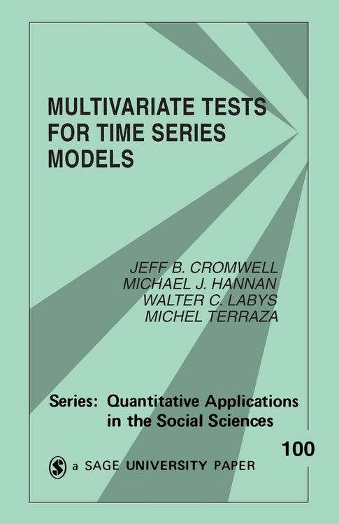 Produktbild: Multivariate Tests for Time Series Models