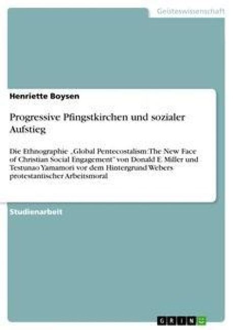 Produktbild: Progressive Pfingstkirchen und sozialer Aufstieg