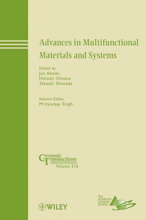 Produktbild: Advances in Multifunctional Materials and Systems