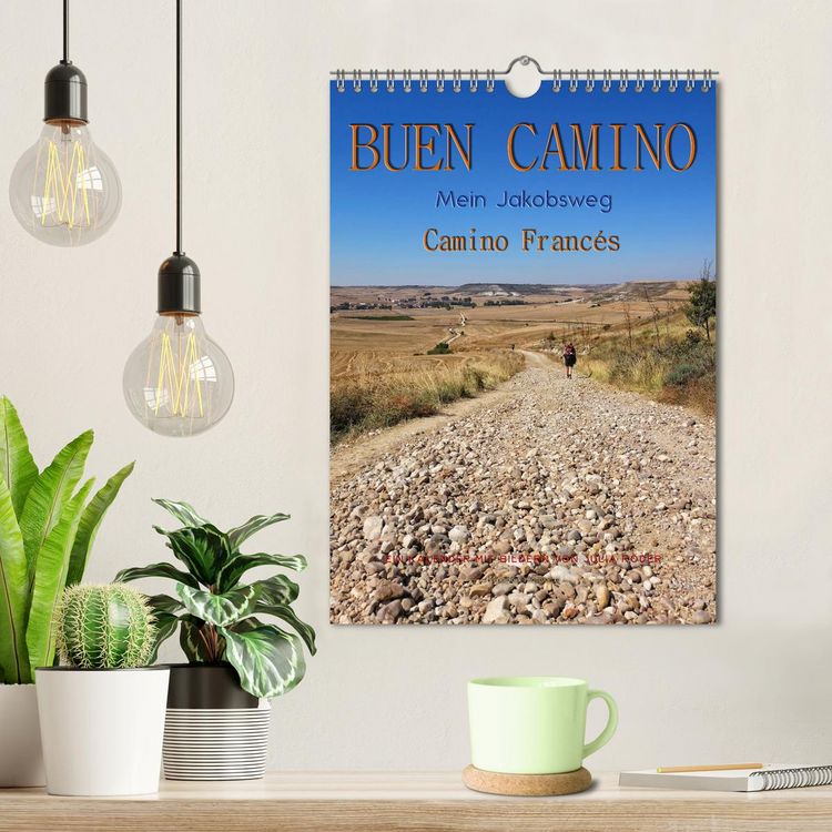 Produktbild: Buen Camino - Mein Jakobsweg - Camino Franc&eacute;s (Wandkalender 2026 DIN A4 hoch), CALVENDO Monatskalender