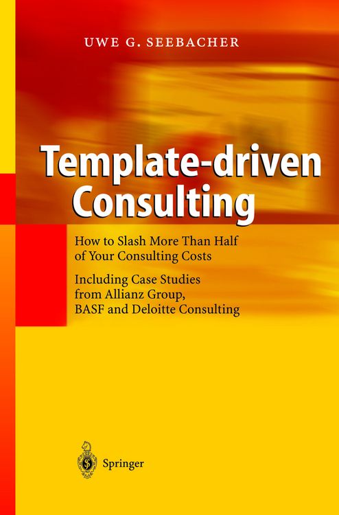 Produktbild: Template-driven Consulting