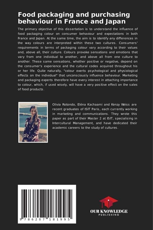 Produktbild: Food packaging and purchasing behaviour in France and Japan