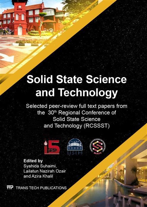 Produktbild: Solid State Science and Technology XXX