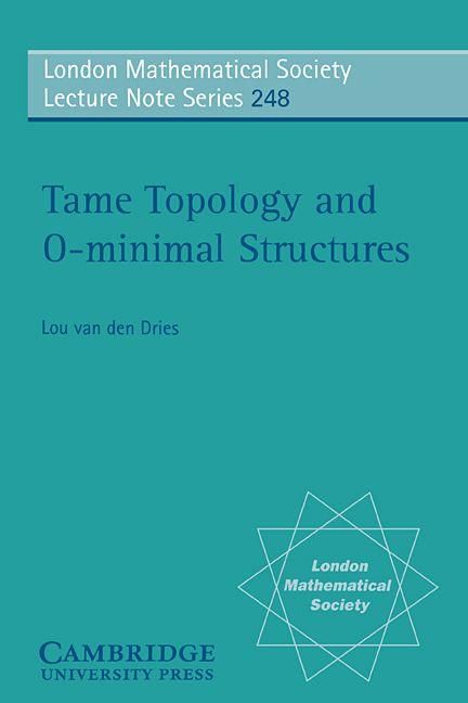 Produktbild: Tame Topology and O-Minimal Structures