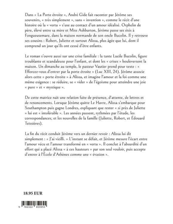 Produktbild: La Porte &eacute;troite