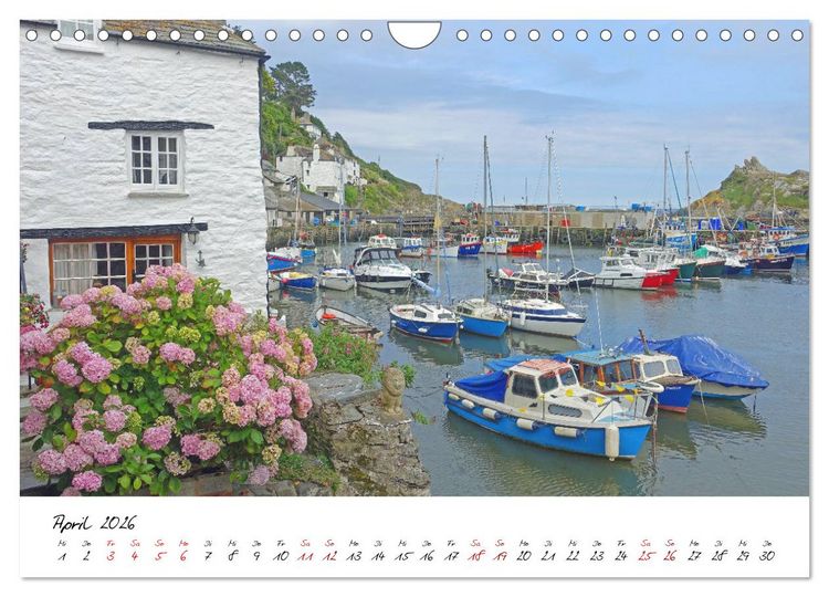 Produktbild: Cornwall. Der malerische S&uuml;dwesten Englands (Wandkalender 2026 DIN A4 quer), CALVENDO Monatskalender