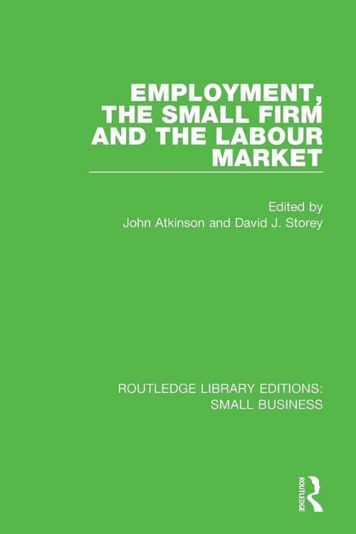 Produktbild: Employment, the Small Firm and the Labour Market