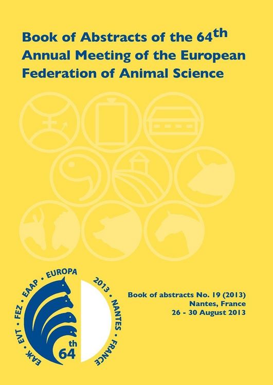 Produktbild: Book of Abstracts of the 64th Annual Meeting of the European Association for Animal Production