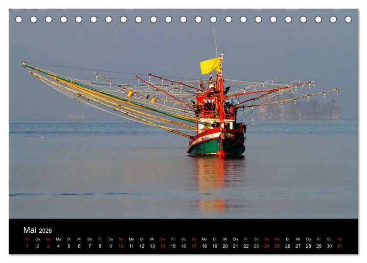 Produktbild: Thailand (Tischkalender 2026 DIN A5 quer), CALVENDO Monatskalender