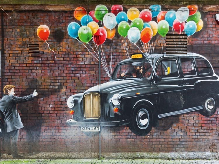 Produktbild: CALVENDO Puzzle Streetart in Glasgow, Gro&szlig;britannien | 1000 Teile Lege-Gr&ouml;&szlig;e 64x48cm Foto-Puzzle f&uuml;r gl&uuml;ckliche Stunden