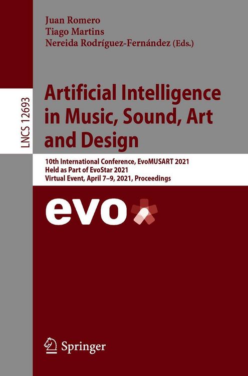 Produktbild: Artificial Intelligence in Music, Sound, Art and Design