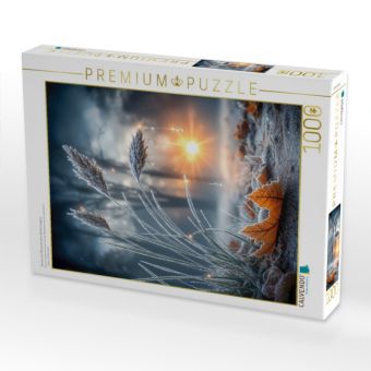 Produktbild: CALVENDO Puzzle Vertr&auml;umte Momente eines Wintermorgens | 1000 Teile Lege-Gr&ouml;&szlig;e 64x48cm Foto-Puzzle f&uuml;r gl&uuml;ckliche Stunden