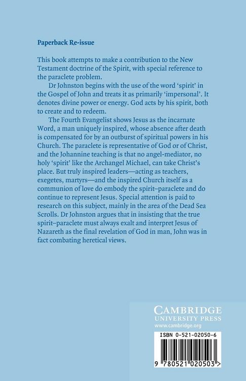 Produktbild: The Spirit-Paraclete in the Gospel of John