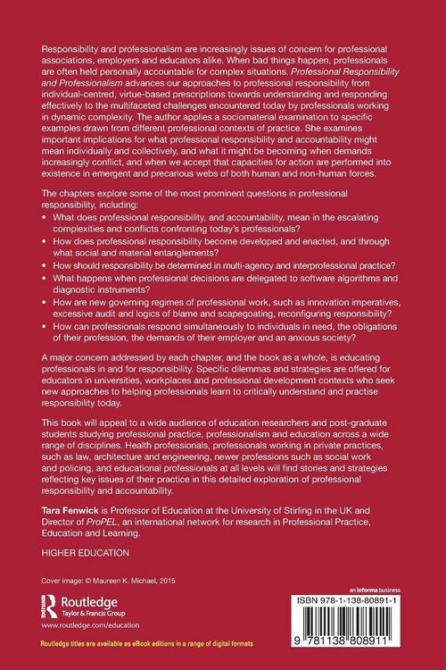Produktbild: Professional Responsibility and Professionalism