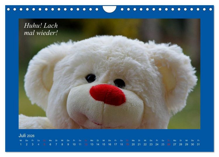 Produktbild: Sommer im Teddy-Land. B&auml;r und Freunde (Wandkalender 2026 DIN A4 quer), CALVENDO Monatskalender