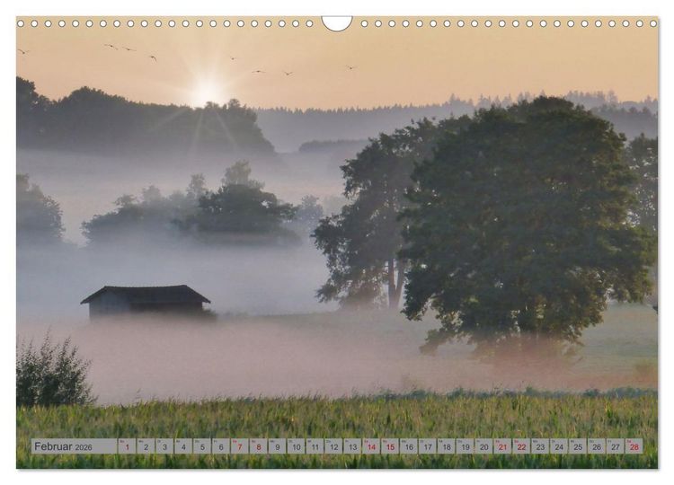 Produktbild: Die Stauden - Malerische Landschaft zwischen Wertach und Mindel (Wandkalender 2026 DIN A3 quer), CALVENDO Monatskalender