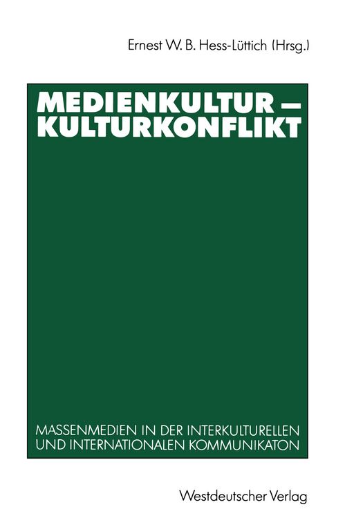 Produktbild: Medienkultur &mdash; Kulturkonflikt