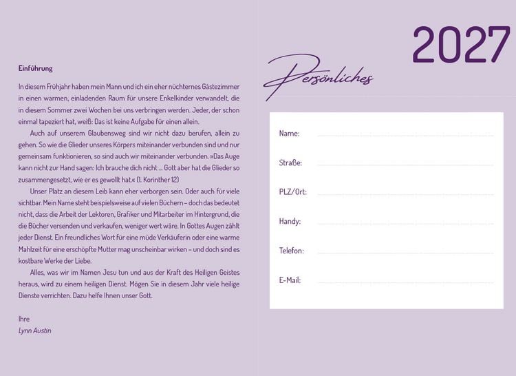 Produktbild: Meine Oasenzeiten 2027