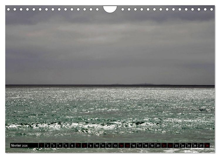 Produktbild: Un oc&eacute;an de lumi&egrave;re (Calendrier mural 2026 DIN A4 vertical), CALVENDO calendrier mensuel