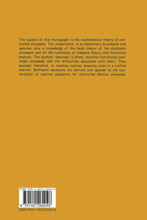 Produktbild: Controlled Stochastic Processes