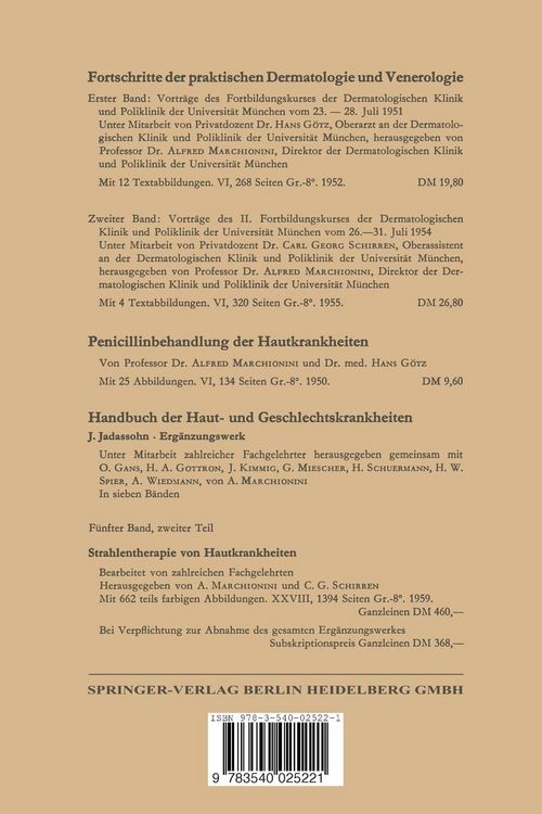 Produktbild: Vortr&auml;ge des III. Fortbildungskurses der Dermatologischen Klinik und Poliklinik der Universit&auml;t M&uuml;nchen vom 27. Juli &ndash; 1. August 1959