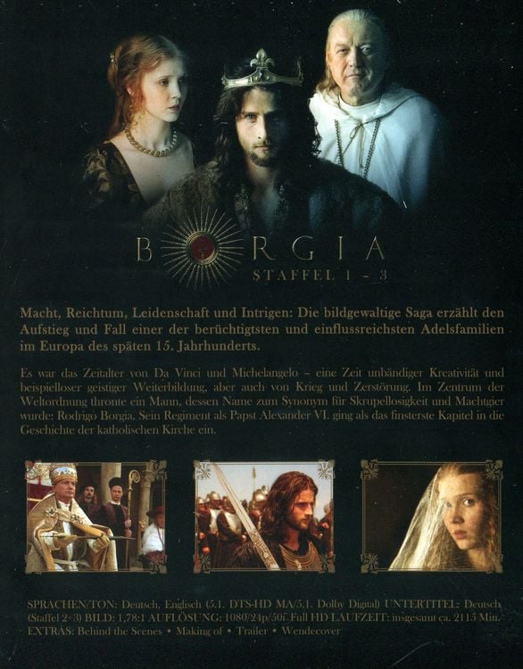 Produktbild: Borgia - Gesamtedition [8 BRs]