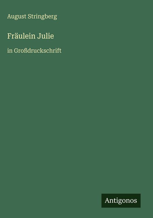 Produktbild: Fr&auml;ulein Julie