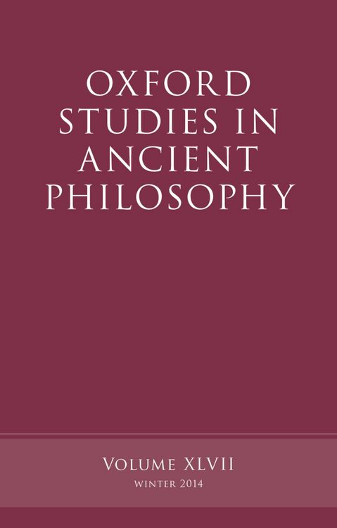 Produktbild: Oxford Studies in Ancient Philosophy, Volume 47