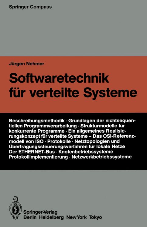 Produktbild: Softwaretechnik f&uuml;r verteilte Systeme
