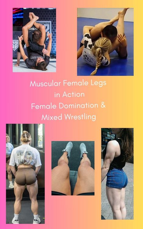 Produktbild: Muscular Female Legs in Action. Female Domination & Mixed Wrestling.