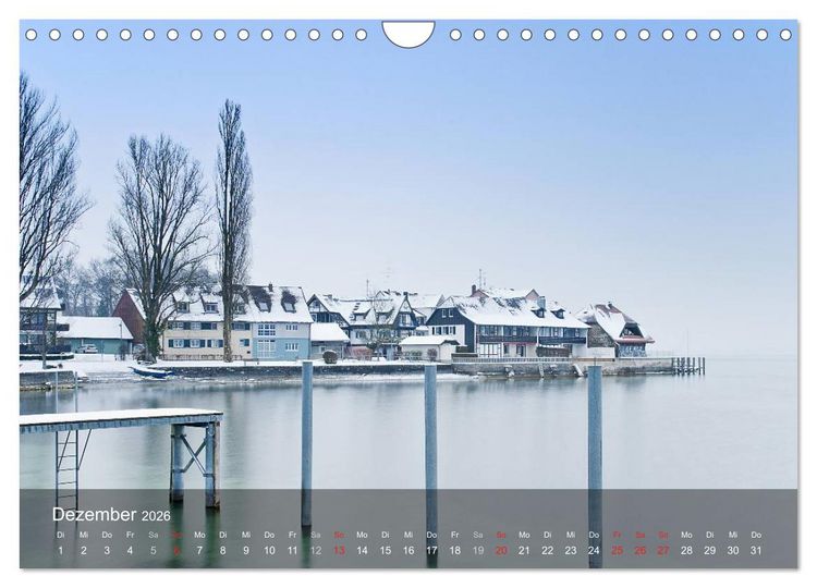 Produktbild: Stimmungsvoller Bodensee (Wandkalender 2026 DIN A4 quer), CALVENDO Monatskalender