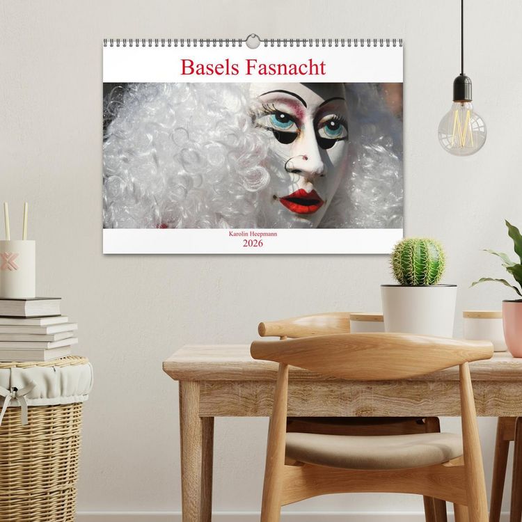 Produktbild: Basels Fasnacht (Wandkalender 2026 DIN A3 quer), CALVENDO Monatskalender