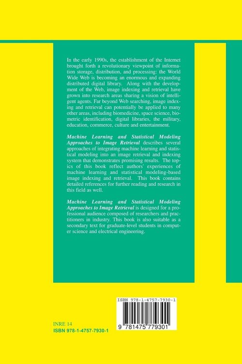 Produktbild: Machine Learning and Statistical Modeling Approaches to Image Retrieval