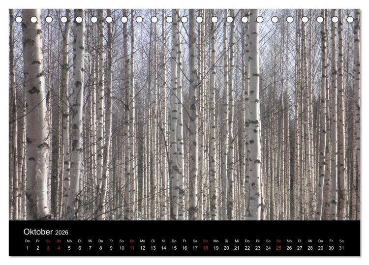 Produktbild: Wundersch&ouml;nes Finnland (Tischkalender 2026 DIN A5 quer), CALVENDO Monatskalender