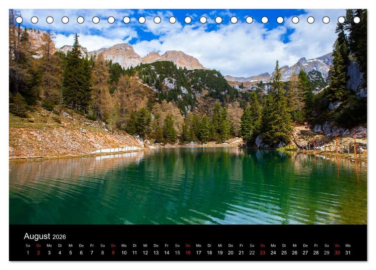 Produktbild: Farben der Natur (Tischkalender 2026 DIN A5 quer), CALVENDO Monatskalender