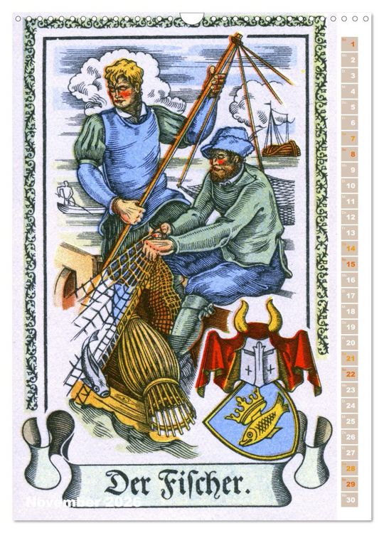 Produktbild: Altes Handwerk: Historische Zeichnungen neu entdeckt (Wandkalender 2026 DIN A3 hoch), CALVENDO Monatskalender