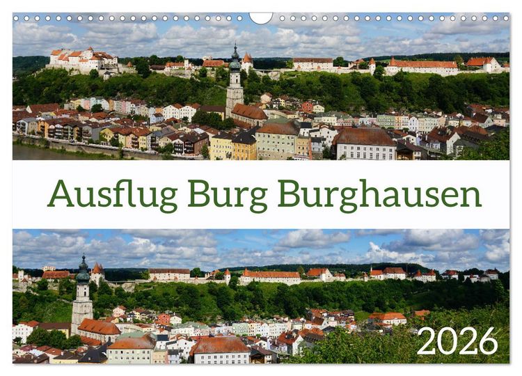 Produktbild: Ausflug Burg Burghausen (Wandkalender 2026 DIN A3 quer), CALVENDO Monatskalender