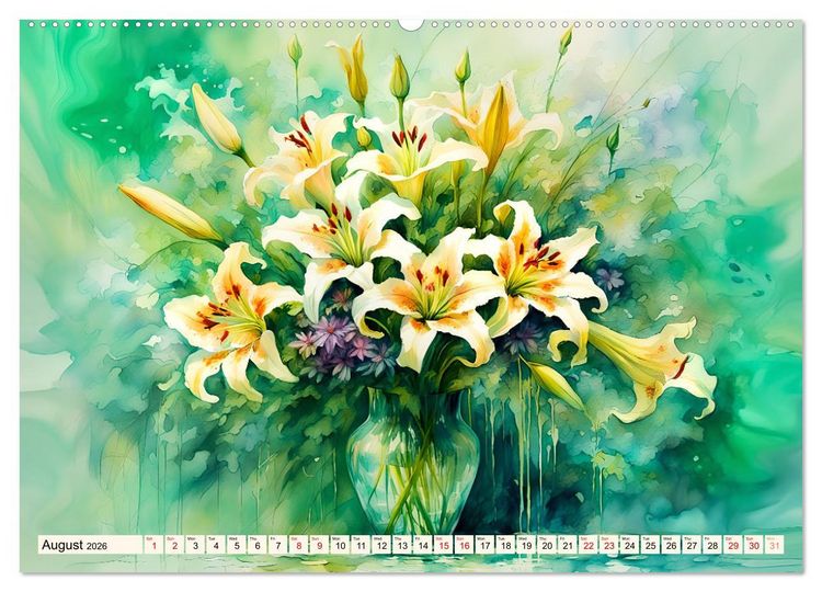 Produktbild: Blossom joy (Wall Calendar 2026 DIN A2 landscape), CALVENDO 12 Month Wall Calendar