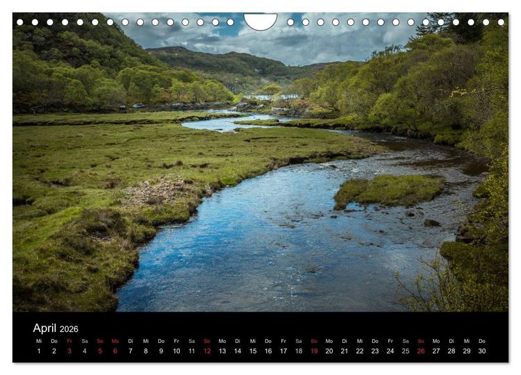 Produktbild: Die Highlands - Schottlands rauher Nordwesten (Wandkalender 2026 DIN A4 quer), CALVENDO Monatskalender