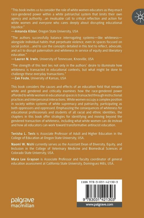 Produktbild: The Gendered Transaction of Whiteness