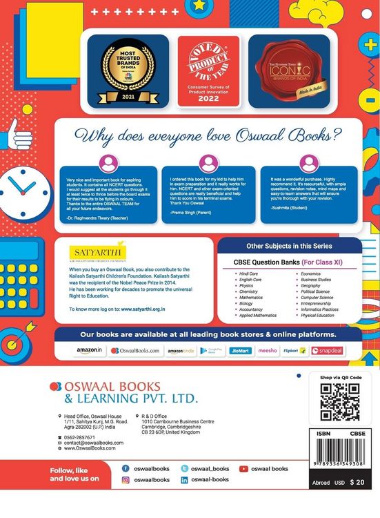 Produktbild: Oswaal CBSE Class 11 History Question Bank (2024 Exam)
