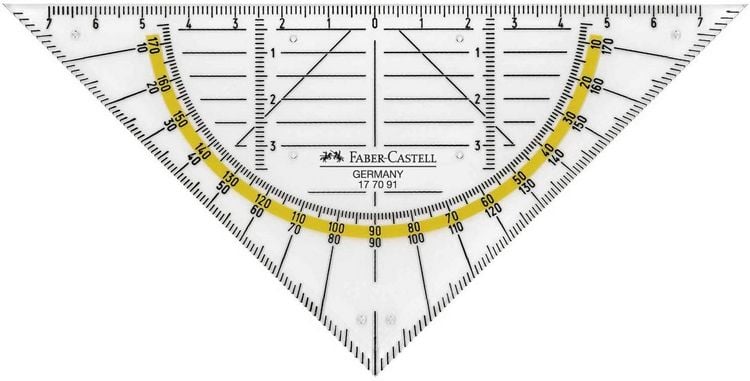Produktbild: Faber-Castell Geodreieck klein 14cm